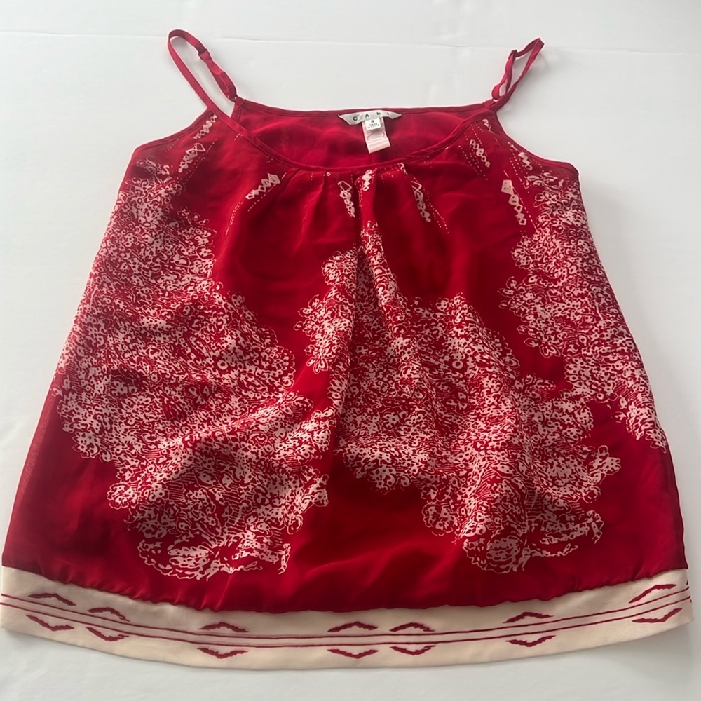 CAbi red cami top size small - Picture 1 of 8